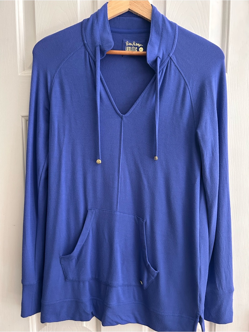 Lily Pulitzer Luxletic Blue Pullover Style# 006207 Size XS
